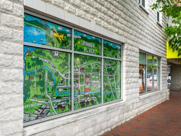Window Mural Display